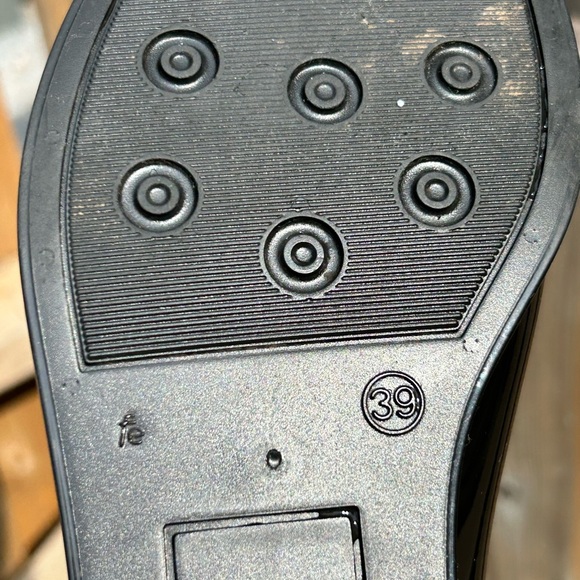 Lemon jelly Chelsea rain boots, with sparkles Metallic Black size 39/8-8.5 - Picture 9 of 9